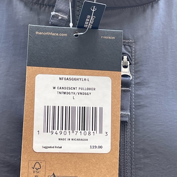 NORTH FACE WOMENS CANDESCENT PULLOVER GRAY - Picture 9 of 9